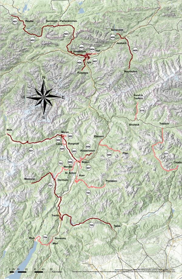Kartenquelle Hintergrund: TIRIS http://wmts.kartetirol.at/wmts, Layer: gdi_bas_summer